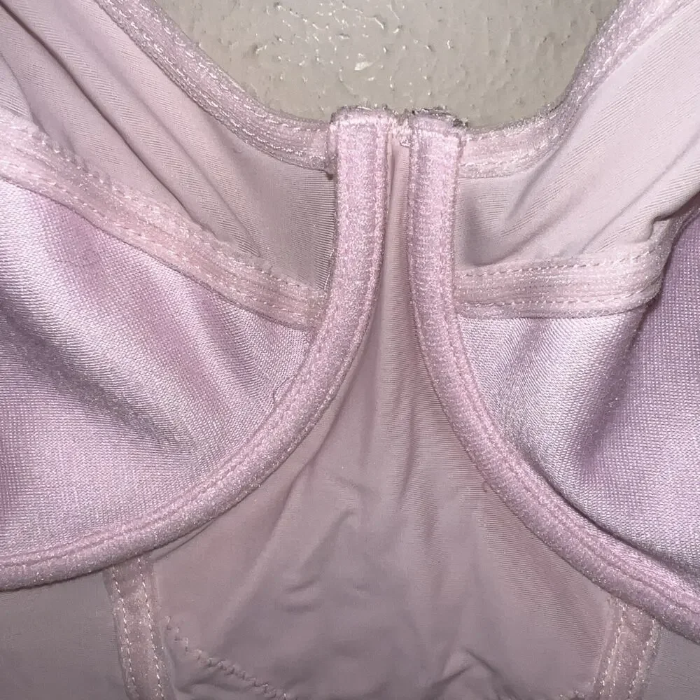 Diana Secret 40B Pink Bodysuit Shaper Tummy Control Compression Shapewear - Picture 12 of 15